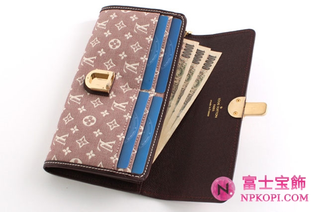 (LOUIS VUITTON)ルイヴィトン スーパーコピー財布 モノグラム イディール ポルトフォイユサラ 長財布 M63008